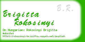 brigitta rokosinyi business card